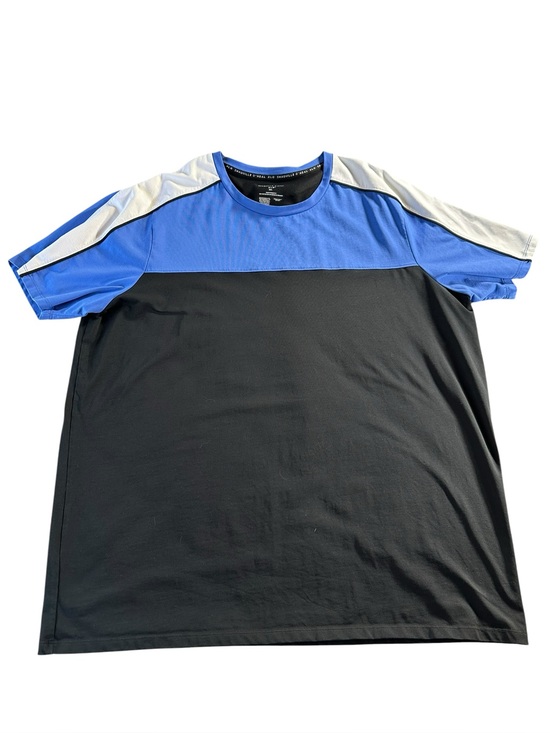 Shaquille O’Neal Other - Shaquille O’Neal Men's Colorblock Crew Tee in Blue, Black & White 2XL